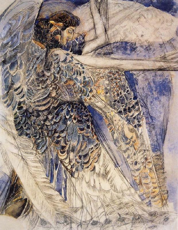 Mikhail Vrubel The angel having six wing